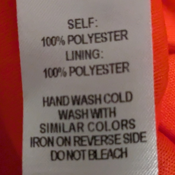 Lulu's Forevormore Orange Red Fit and Flare Halter Dress Chiffon Overlay Sz. S - Picture 12 of 13